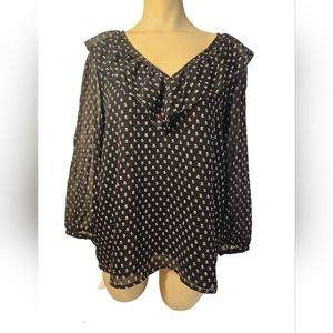 LOFT Flowy Blouse Size M